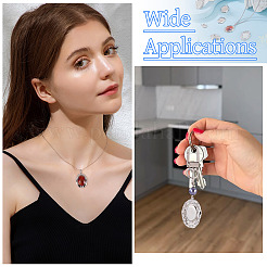 5 pz 5 stili 304 impostazioni cabochon pendente in acciaio inossidabile&nbsp;STAS-TA0005-72P