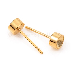 Серьги-гвоздики из нержавеющей стали 304 STAS-L244-48C-G