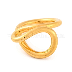 Ионное покрытие(ip) 304 нержавеющая сталь открытые манжеты кольца для женщин&nbsp;RJEW-S414-47B-G