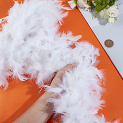 1 шт. полоска перьев индейки&nbsp;SRIB-GF0001-63B