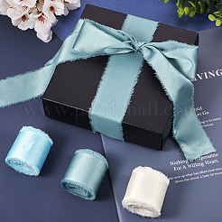 3 рулон 3-х цветов ленты из полиэстера с потертой бахромой&nbsp;OCOR-TA0001-55B