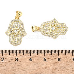 Латунные микро проложить кубического циркония подвески&nbsp;KK-P345-07G