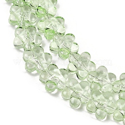 Прозрачные стеклянные бусины GLAA-H038-02B