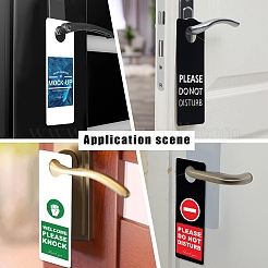 40 шт. 2-цветная матовая пластиковая бирка из ПВХ&nbsp;AJEW-GL0001-22