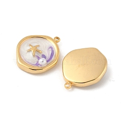 Подвески из нержавеющей стали 304 с эмалью STAS-U057-11G-E