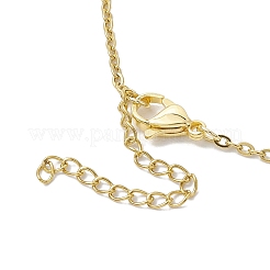 Ожерелья с подвеской в виде клетки с кристаллами&nbsp;NJEW-JN04760-03