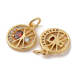 Латунные микро проложить кубического циркония подвески KK-P308-78G