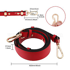 Кожаные регулируемые ручки сумки&nbsp;PURS-WH0005-80KCG-01