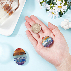 2 шт. 2-х стилистический камень для лечения беспокойства в чакрах G-CP0001-03