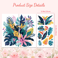 3 лист 3 стиля ПВХ водонепроницаемые декоративные наклейки&nbsp;DIY-WH0404-091