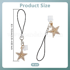 Сплав с подвеской из кристаллов и страз&nbsp;HJEW-OC00035