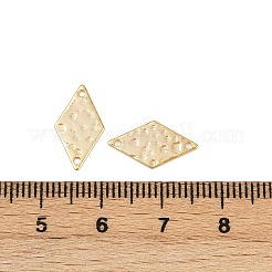 Латунные текстурированные геометрические подвески-соединители KK-B137-10G-01