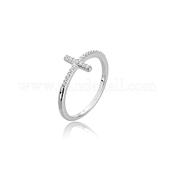 925 перстень из стерлингового серебра с паве из кубических цирконий DC0364-1