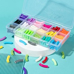 180 pz 18 colori perline acriliche opache&nbsp;MACR-LS0001-05B
