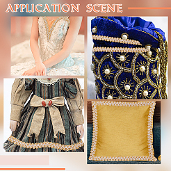 20 ярд полиэфирной кружевной ленты OCOR-GO0001-18