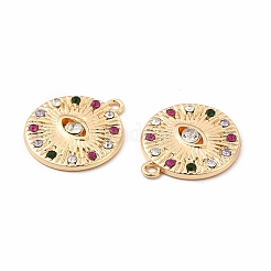 Подвески со стразами из экологически чистого сплава&nbsp;FIND-A025-02G