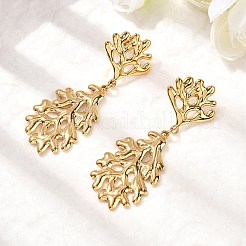 Серьги-гвоздики из нержавеющей стали 304&nbsp;EJEW-K268-43C-G