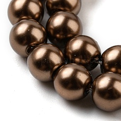 Экологически чистые стеклянные жемчужные бусины класса А&nbsp;HY-J002-6mm-HX030