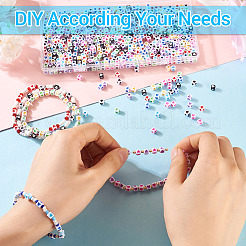 900шт 9 цвета непрозрачные акриловые бусины OACR-TA0003-59