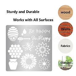 Трафареты для штампов из нержавеющей стали DIY-WH0238-095