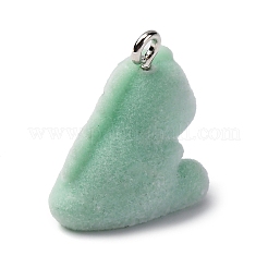 Colgantes de resina flocky&nbsp;FIND-S001-08A