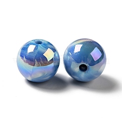 УФ-покрытие непрозрачные радужные переливающиеся акриловые бусины&nbsp;MACR-D063-01A-02