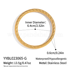 Винтажные простые браслеты из нержавеющей стали 304 для женщин&nbsp;DV1538-1