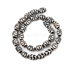 Fili di perline di agata dzi in stile tibetano&nbsp;G-N344-02D