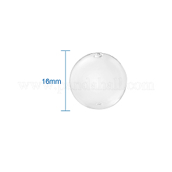 Бусины ручной работы из дутого стекла с двумя отверстиями BLOW-TA0001-01B