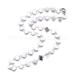 Colliers à maillons en acier inoxydable 304 anti-ternissement&nbsp;NJEW-L457-006P