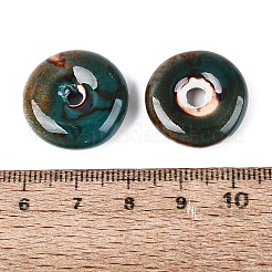 Cuentas de porcelana vintage hechas a mano&nbsp;PORC-N013-20-03
