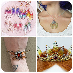 Набор для изготовления сережек в виде крыльев бабочки своими руками DIY-TA0003-73