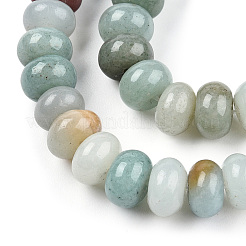 Бусы из амазонита из натуральных цветов G-R408-5x8-04