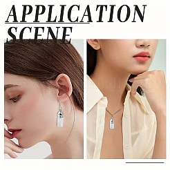 20шт 2 стиля подвески для стеклянных бутылок&nbsp;GLAA-YW0004-38