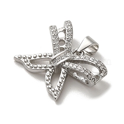 Покрытие стойки латунь микропаве прозрачные подвески из кубического циркония&nbsp;KK-R158-06P