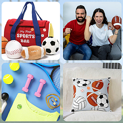 10 шт. 10 стиля эмалевых значков в спортивной тематике&nbsp;JEWB-CP0001-49