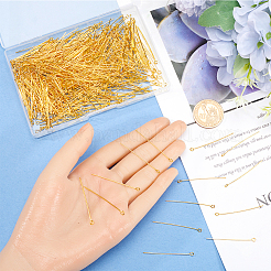 600 шт. Латунный штифт для глаз&nbsp;KK-SP0001-69C-G