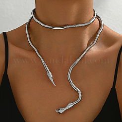 Chokerhalsketten aus Eisen in Schlangenform&nbsp;LS-NJ6393-2