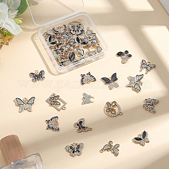 42 pendentif en alliage émaillé noir&nbsp;FIND-SC0024-27