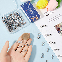 80 шт. 4 стиля шариковых цепных соединителей из нержавеющей стали 304 FIND-SC0011-11