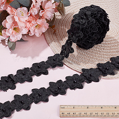 4 ярд органзы с цветочным кружевом&nbsp;OCOR-WH0070-165A