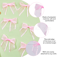 Бант из упаковочной ленты из полиэстера AJEW-WH0270-204A