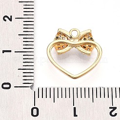 Латунные микро проложить кубического циркония подвески KK-N261-01G