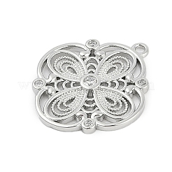 Кубический цирконий из латуни со стеклянными подвесками&nbsp;KK-Q026-10P