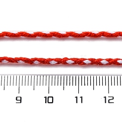 Cordon en polycoton à 4 brin avec fil métallique&nbsp;LS-OCOR-Z003-D118