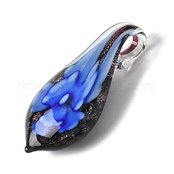 Ручной работы подвески золотые бусины песка LAMP-D302-03