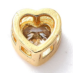 Подвески-слайдеры с инкрустацией из фианита и латуни&nbsp;LS-ZIRC-F125-01B-G