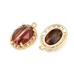 Pendentifs de verre en laiton&nbsp;GL-CBABDD8-17G-02