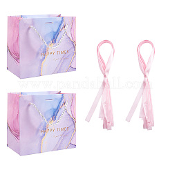 Rettangolo con borse a mano di carta word&nbsp;MB-TAC0001-05