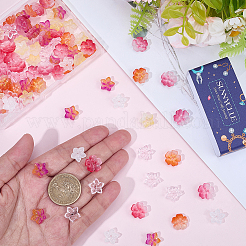 140 шт. 7 вида стеклянных бусин&nbsp;GLAA-SC0002-83